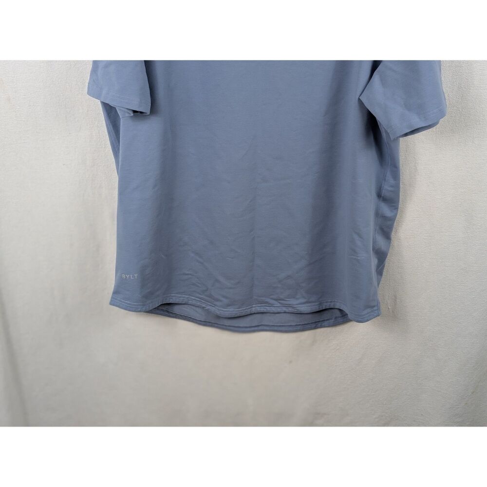 BYLT Drop Cut S/S Lux T-Shirt Light Blue Men's Size 2XL/XXL - Picture 3 of 10